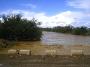 Tankwa was breaching its banks in a raging torrent