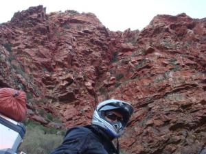 Red rock formation in the 'Swartberg Pass'