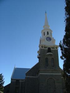 Church Against Blue Sky