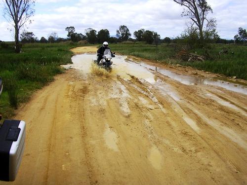 Muddy water everywhere- lots of fun