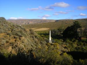 Memorial of a chap who died in a rail accident: Most of the graves or memorials are from the Anglo-Boer war