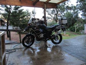 Clean the bike and spray off thoroughly