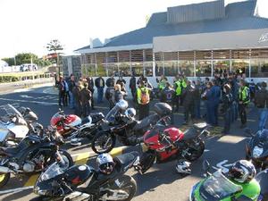 Riders briefing at Ottery