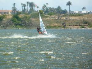 windsurfing in a gale 1: evinrude 235..