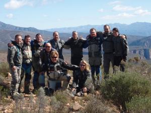 2009 Baviaanskloof Rough and Ready Group pick on the top of the 4x4 route on a private farm.