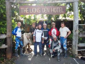 The famous Lions Hotel in the sticks. No lions in Aus so all I can assume is the owner had been to Afica?