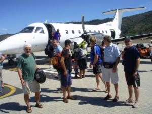 We all flew back from the top of Cape York to Cairns