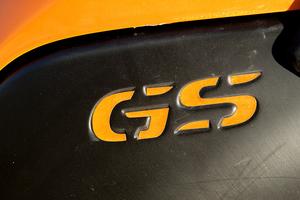 Hennie's customised GS sign fascinated Peter