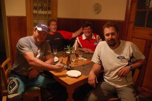 Civilized dinner: c/w: Mauricio, Cornelius, Rony, Daniel