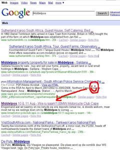 Google results for Middelpos