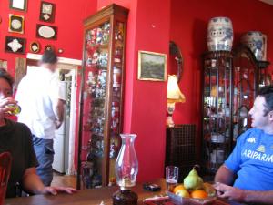 The 'other' coffeeshop in Hopefield: Mauritio on the right joined us for lunch