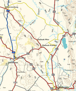 The route we followed brought into Mapsource